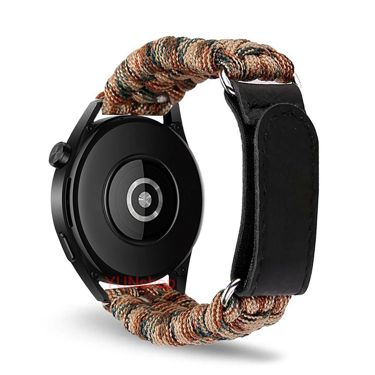 Nylon Umbrella Rope Bracelet Watch Strap - 22mm/20mm Band