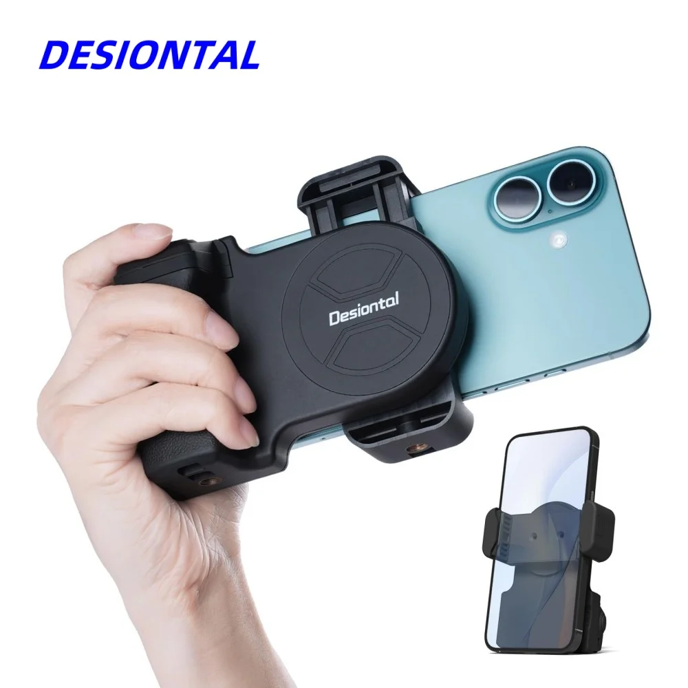 Selfie Stick Selfie Stick Tripod Smartphone Selfie Handle Phone Camera Snap Grip for iPhone 16/15/14 with Detachable Shutter Remote for Android Vlog Video Shoot