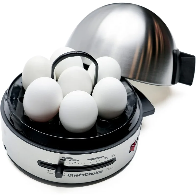 Chef'sChoice 810 Gourmet 7-Egg Cooker with Electronic Timer, Audible Signal & Nonstick Stainless Steel Design 6