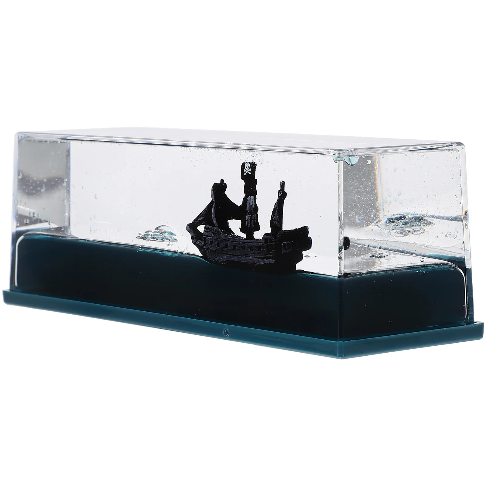 

Fluid Drift Bottle Cruise Model Desktop Ornament Office Decor Ocean Lovers Gift