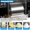 Korea Bingsu Snowflake Ice Shaving Device 360W 3L Ice Maker Snow Shaver Machine Europe Russia Mexico With Refrigerant Shipping 4