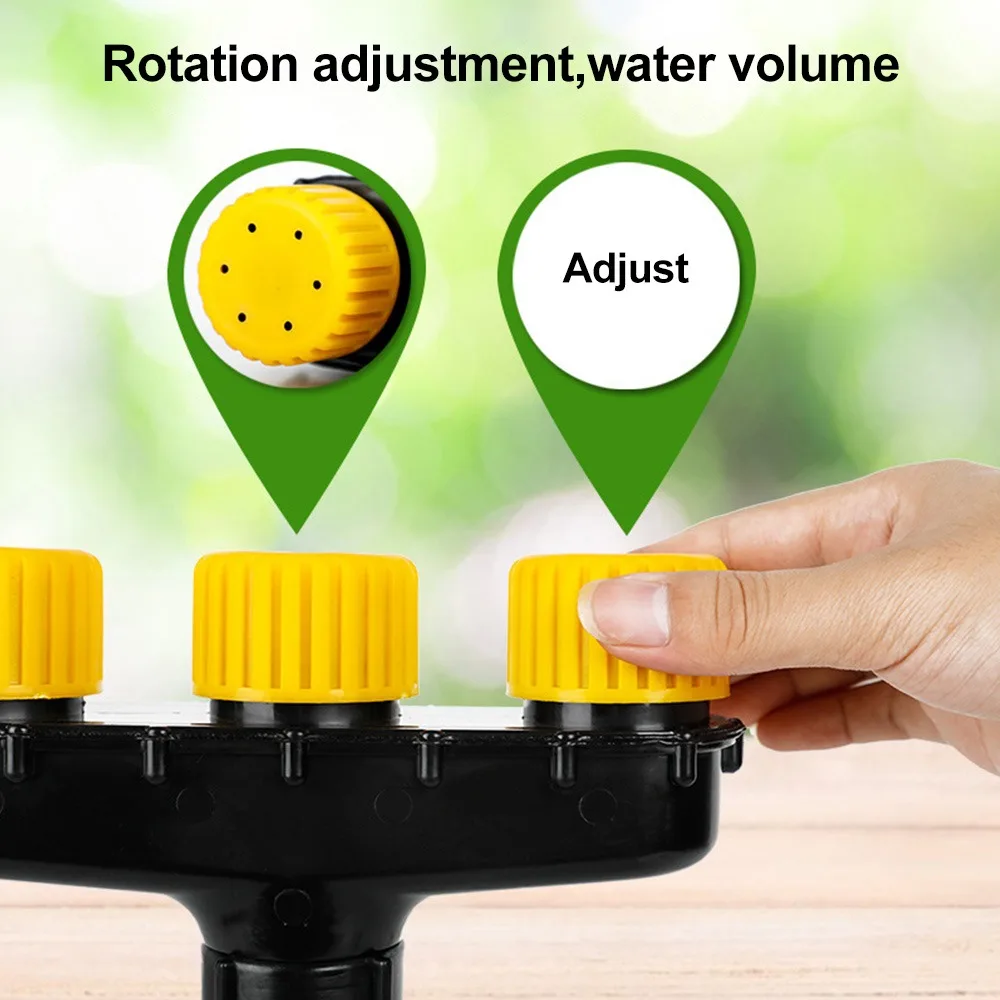 Agriculture Atomizer 6 Nozzles Garden Lawn Water Sprinklers Irrigation Spray Adjustable the Size Nozzle Tool agriculture tools moistenland watering system