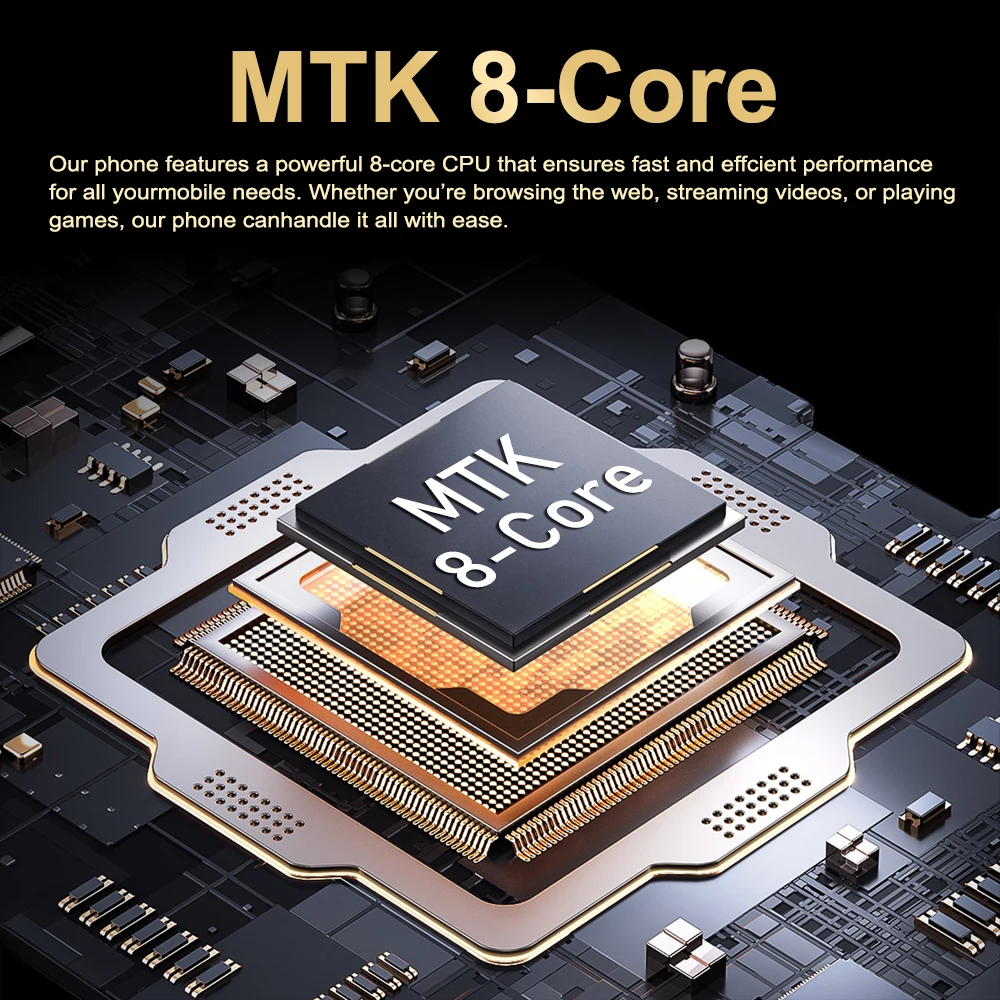 FUFFI 16 Pro Smartphone Android14 5G Phone Dual Card 6.56Inch HD 12GB+1TB ROM MTK 8 Core 5800mAh Google Play Store Cellphone 5