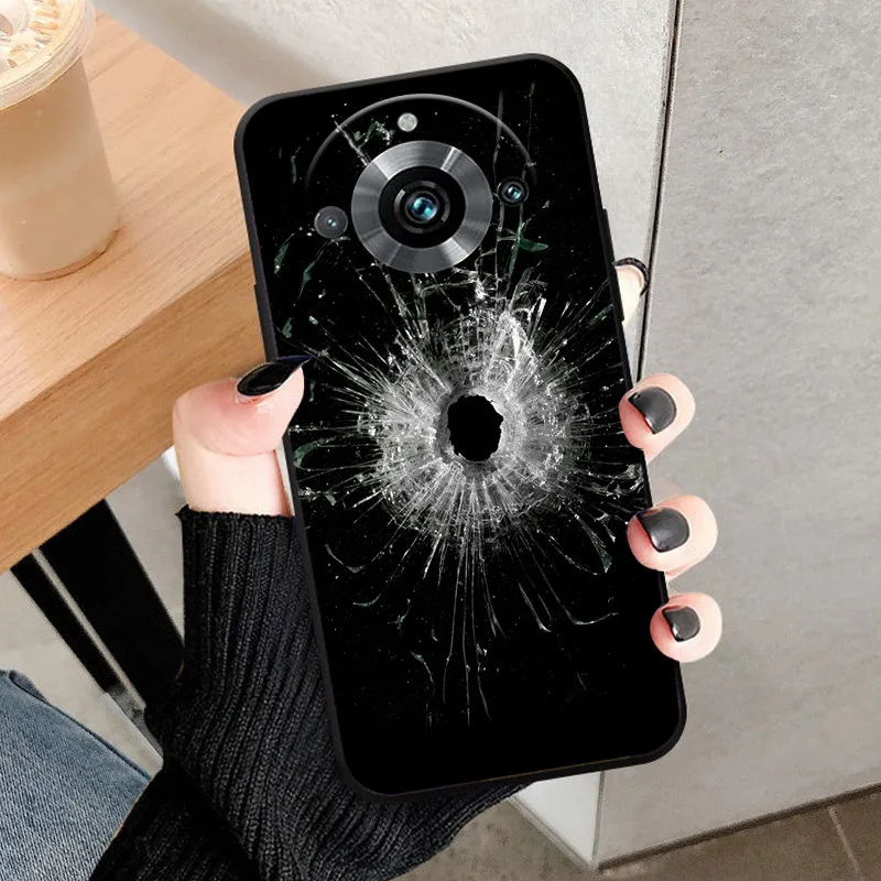 Sleek Black Shockproof TPU Silicone Case