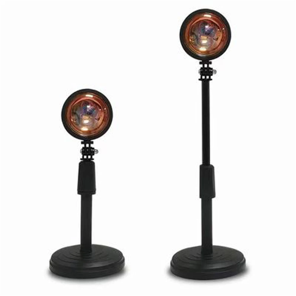 

Retractable Sunset Projection Lamp USB Atmosphere Night Light Sunset Light For Bedroom Room Decoration Background Wall Table Lam