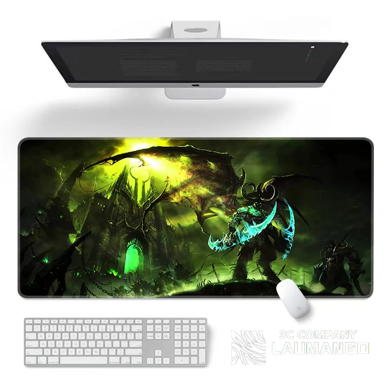 

Mousepad Gamer Cabinet World of Warcraft Large Mouse Pad Pc Gaming Accessories Deskmat Non-slip Mat Mausepad Keyboard Mause Mats