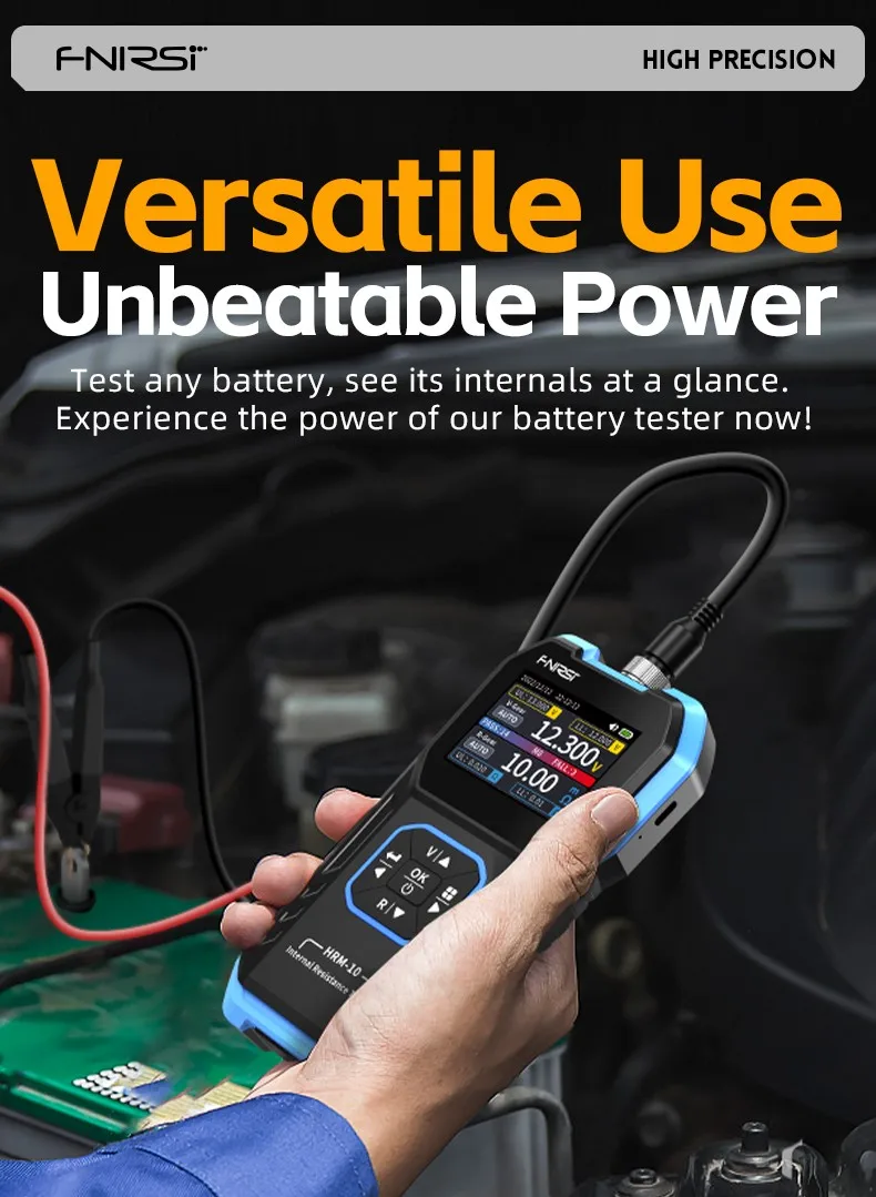HRM-10 Battery Tester Internal Resistance Tester Fast High Precision 4-Wire 1865