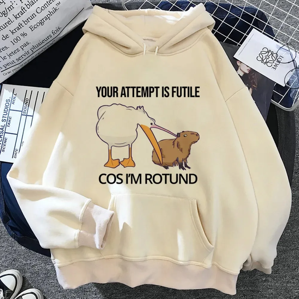 

Capybara Hoodies Women 90s 2023 y2k Aesthetic Pulls Clothes FemaleF Long sleeve Top sweater Sweatshirts Free shipping