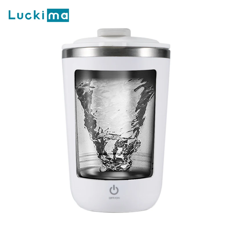 

Автоматическая чашка для смешивания, водонепроницаемая чашка Sefl для перемешивания, магнитная чашка для кофе, USB-зарядка, умный миксер из нержавеющей стали, Термочашка