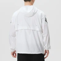 Adidas Veste à capuche tissée pour homme, vêtements de sport, course à pied, entraînement physique, veste décontractée coupe-vent Kq8061 3