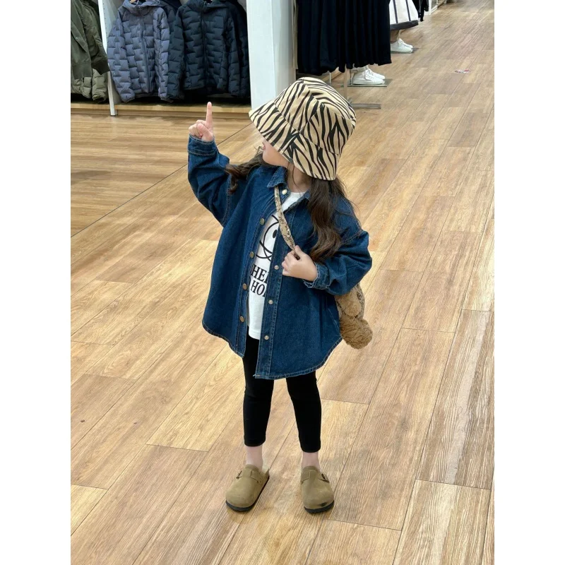 Джинсовая блузка для девочек