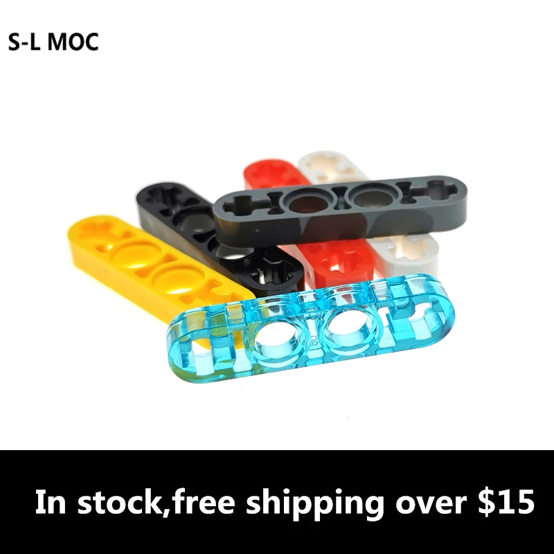 32449 Liftarm Thin 1X4 Axle Holes Bricks Collezioni Bulk Modular Gbc Toys For Technical Moc Buildings Blocks Compatibile