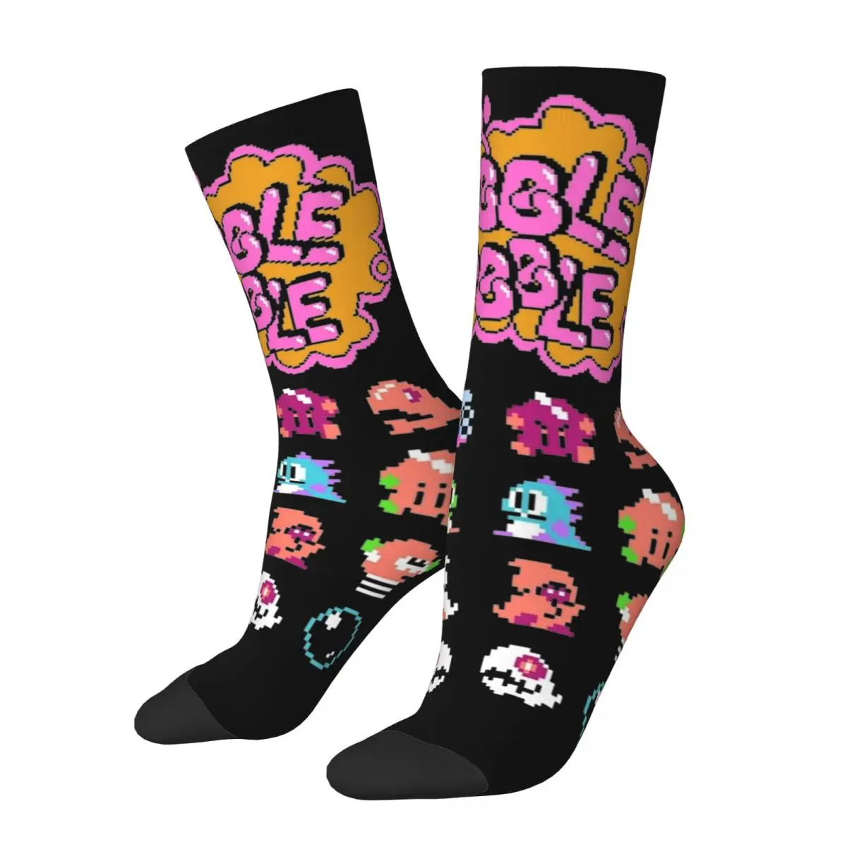 Bubble Bobble Socks Uomo Donna Funny Happy Socks Crazy Primavera Estate Autunno Inverno Calzini Regali