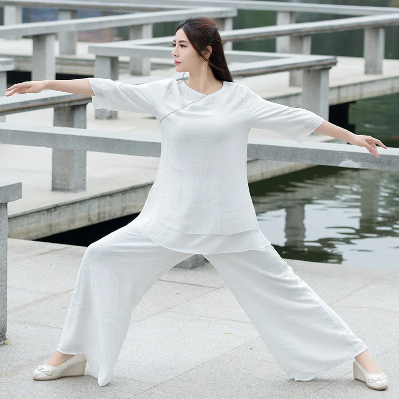 Yoga Apparel Women's New Ethnic Style Meditation Apparel Cotton