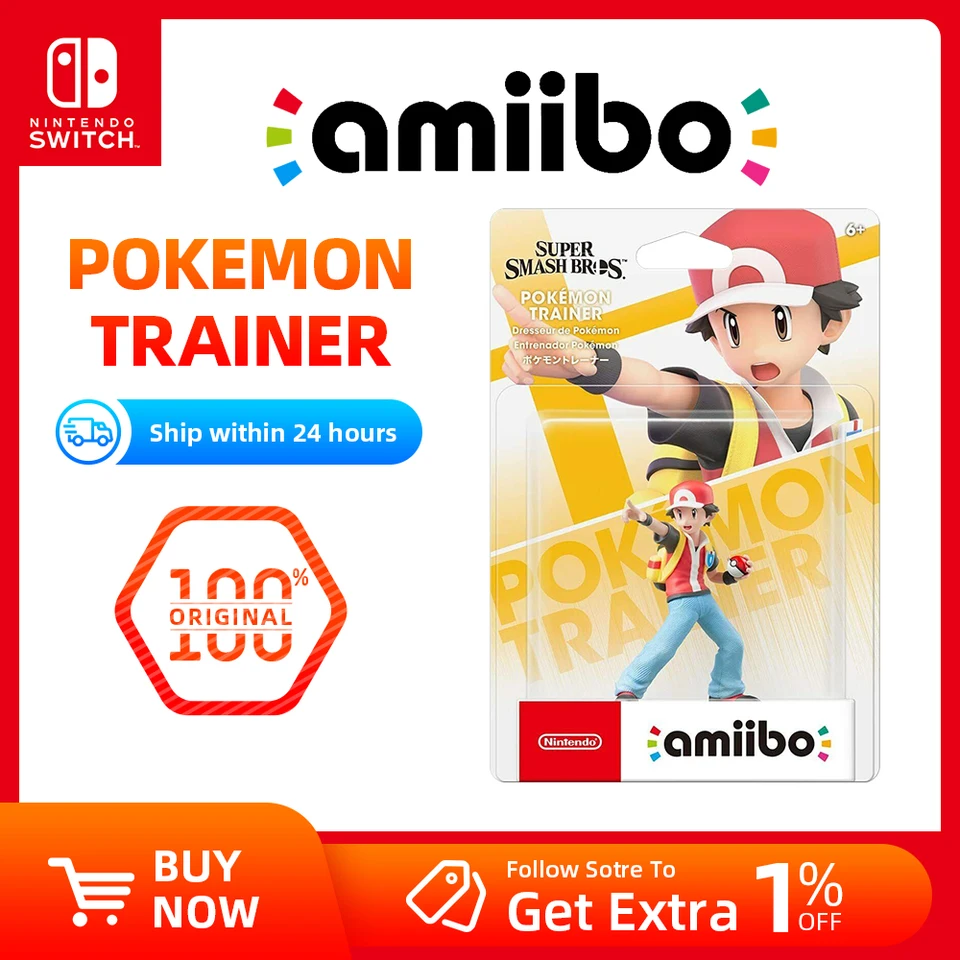 Pokemon Trainer -Nintendo Amiibo Game Console Interaction Model