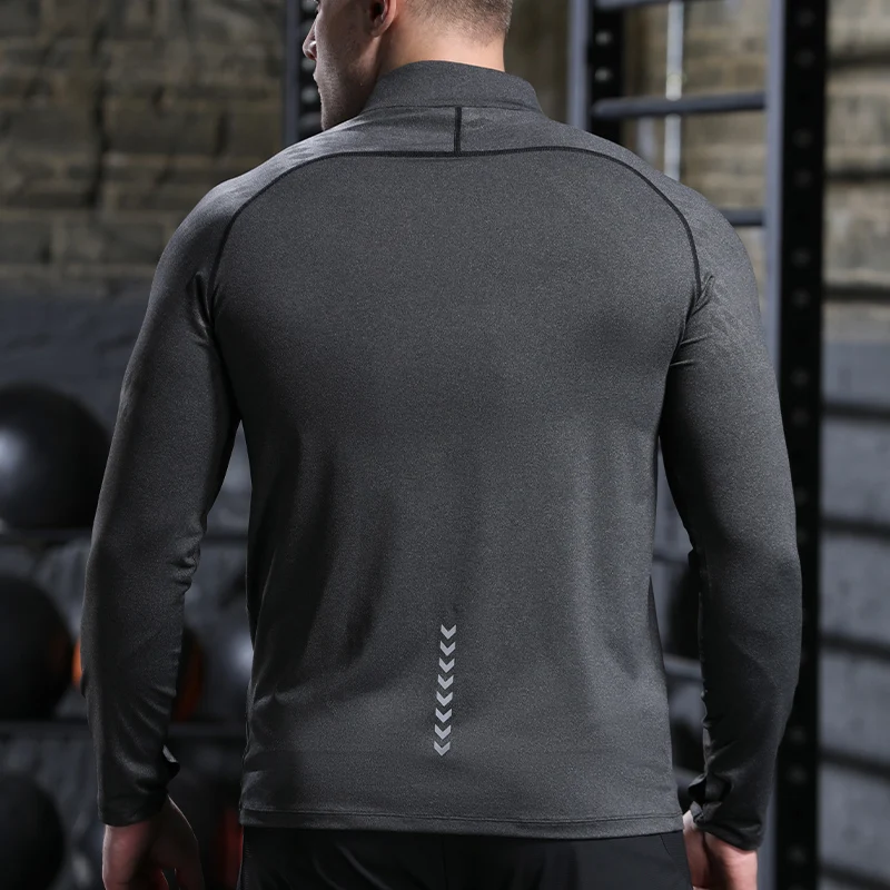Mens Running Shirt - Quick Dry Sports Top for Gym and Workout