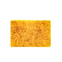 RDQCTQ 1 pièces savon en barre naturelle au curcuma pour hommes, savon à l'acide kojique au citron, savon de douche et pour le visage-pas de produits chimiques difficiles 100g 5