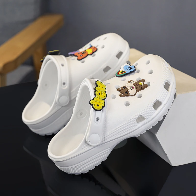 Children Sandals Summer 3-15 Years Children's Non-Slip Clogs Cartoon Cute Infant Boys Girls Shoes