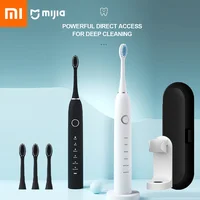 Xiaomi Mijia Sonic Electric Toothbrush IPX7 Rechargeable Smart Ultrasonic Teeth Whitening Toothbrush 6 Modes Timer Toothbrush