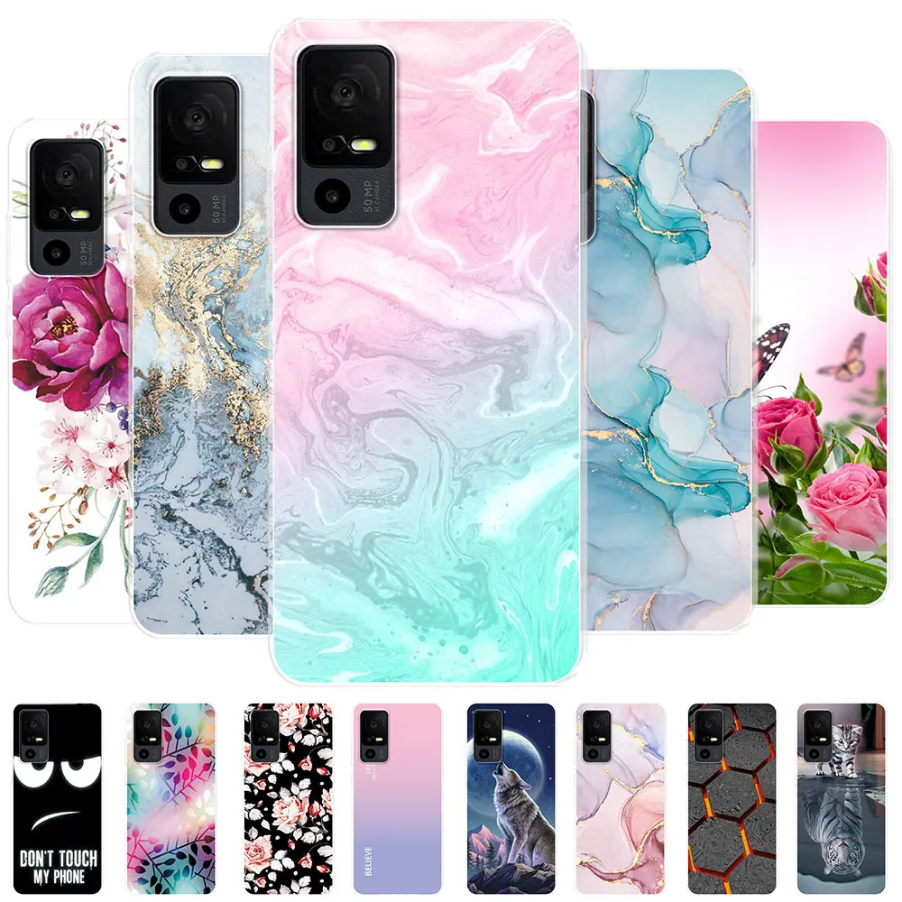 Per Tcl 40 Se Custodia 6.75 Pollici Coque Tpu Cover Posteriore Morbida In Silicone Per Tcl 40 Se Custodie Per Telefono Per Tcl 40 Se Paraurti Fundas P