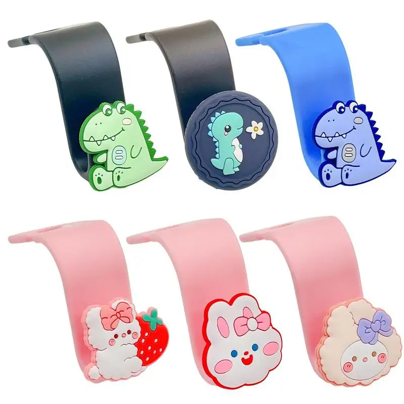 

Cute Cartoon Auto Purse Bag Hanger Headrest Universal Car Seat Back Hook Multifunctional Car Rear Object Hook Car Accessories