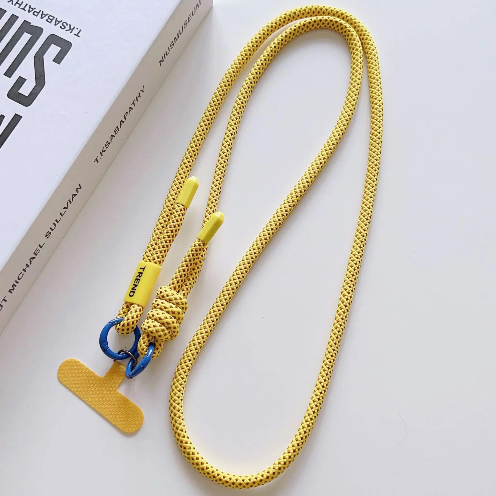 Adjustable Dual-Sided Phone Lanyard with Durable Braided Anti-Lost Strap