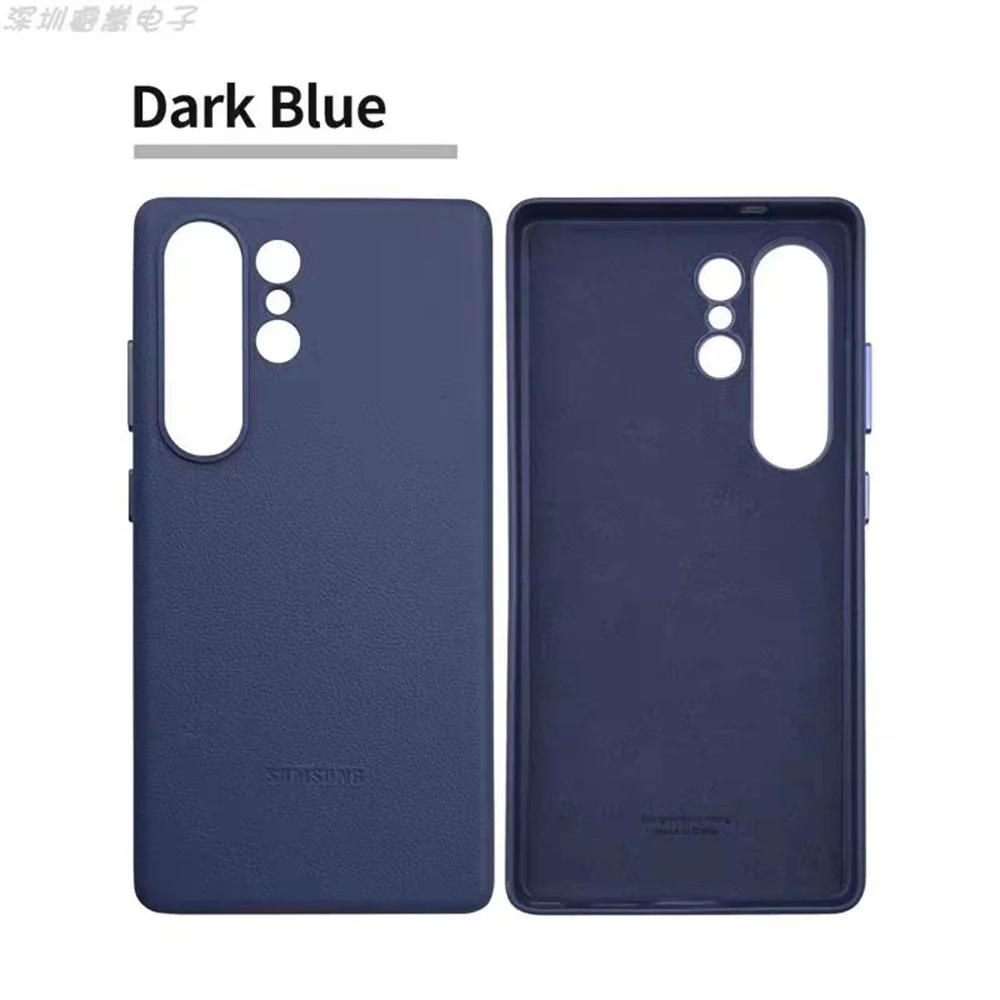 Luxury Soft Leather Mobile Phone Case Cover with Logo - Premium Protection Shell