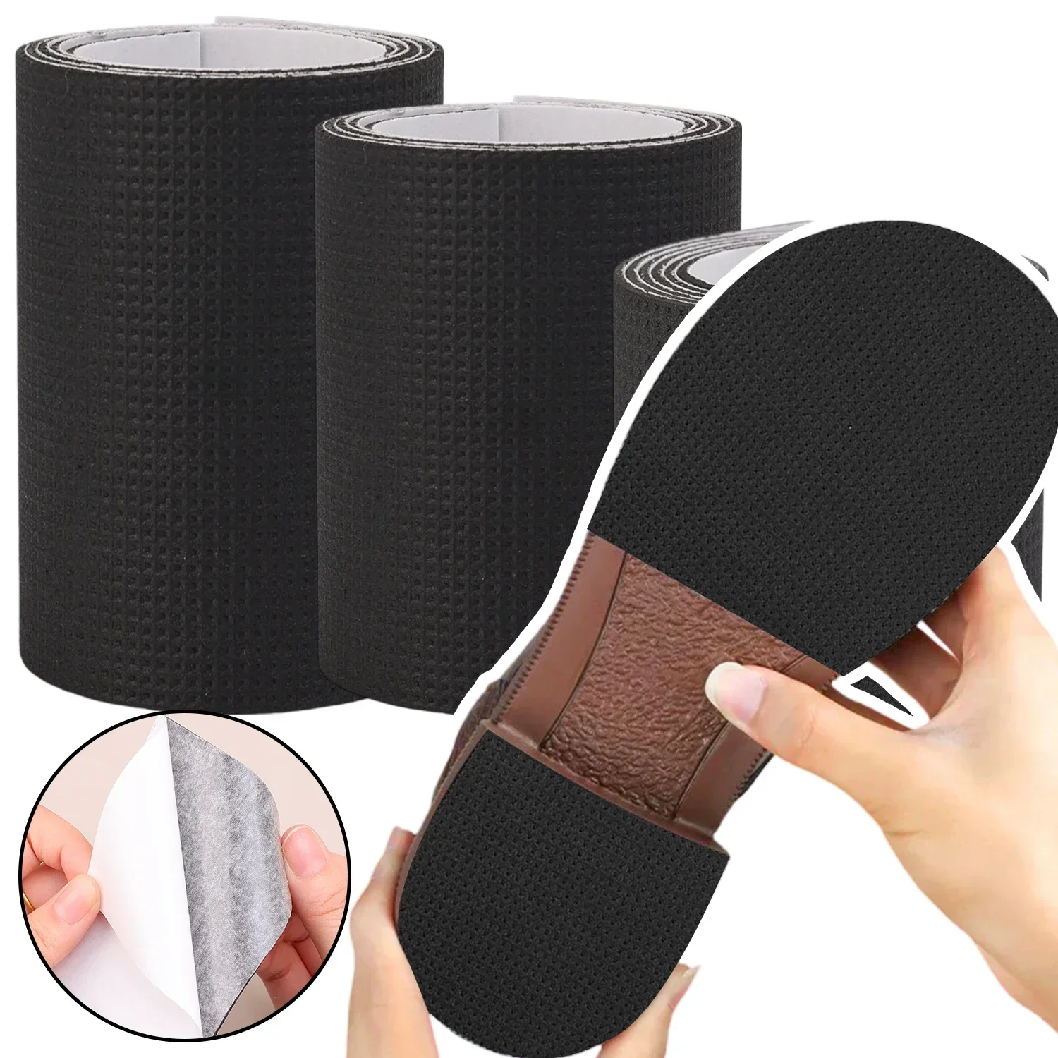 Shoe Sole Stickers Mute Anti-slip Anti-wear Self Adhesive Grid Pattern
