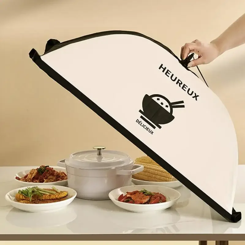 Four Seasons Vegetable Cover Foldable Household Kitchen Fly Proof Leftover Food Preservation dust-proof Breathable Food Cover