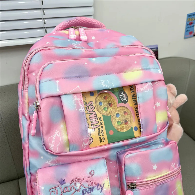 Mochila escolar grande para niños y niñas, bolsa Kawaii para libros de  escuela primaria, mochila esc xuanjing unisex