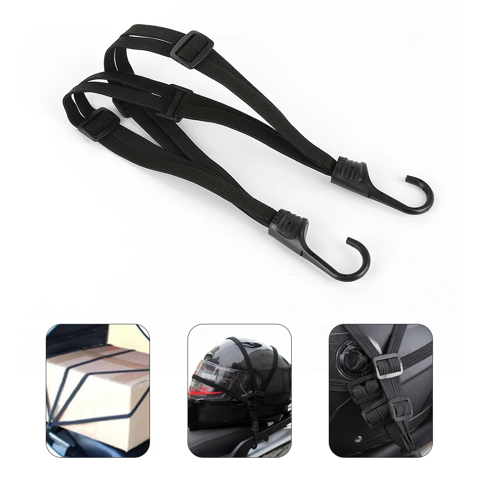 

Motorcycle Helmet Net Universal Luggage Strap Hooks Helmet Straps High-Strength Retractable Protective Motorcycle Accessories