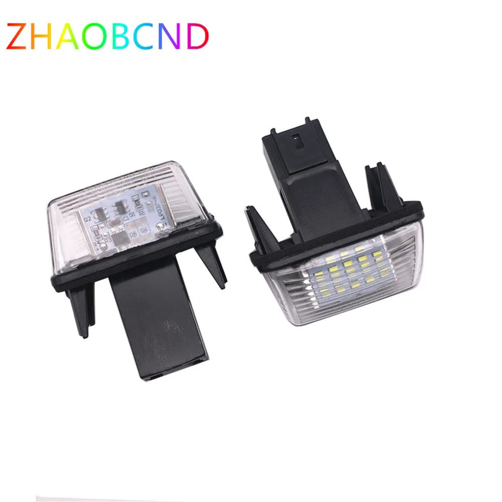 

Фонарь для номерного знака Peugeot 206 207 306 307 406 407 Citroen C3 C4 C5, 2 шт., 12 В