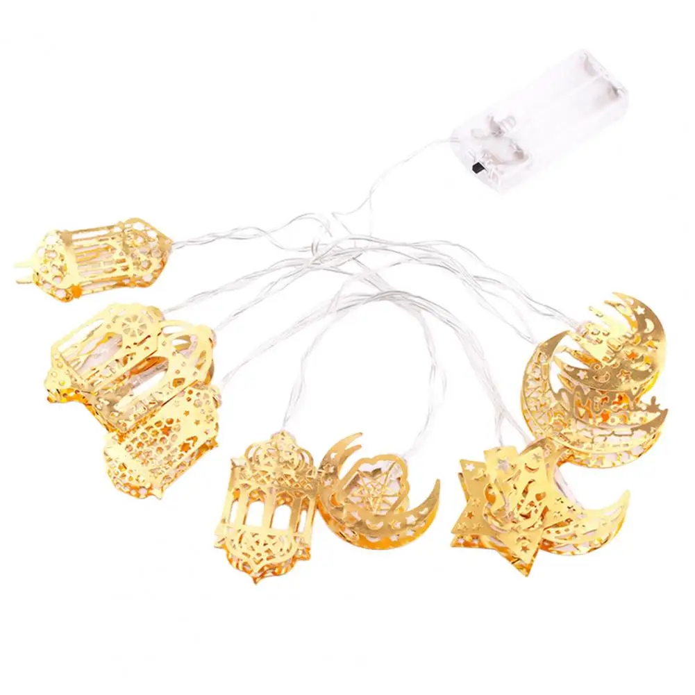 

Battery-powered String Light Portable Decorative Light Ramadan Eid String Light Party Ornament Shape Led Lamp with for Low-power