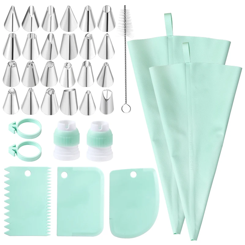 34pcs Green Set