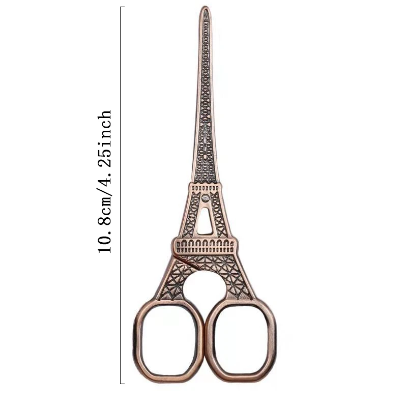 1PC Eyebrow Trimming Scissors Vintage Stainless Steel Portable