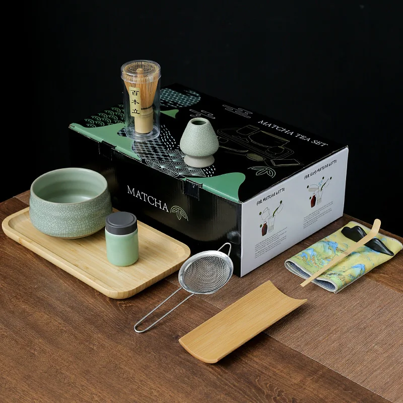Nuovo Set Matcha Ciotola In Ceramica Matcha Giapponese Cucchiaio Da Tè Matcha Strumenti Per Il Tè Accessori Tazza Matcha In Ceramica Cucchiaio Matcha 