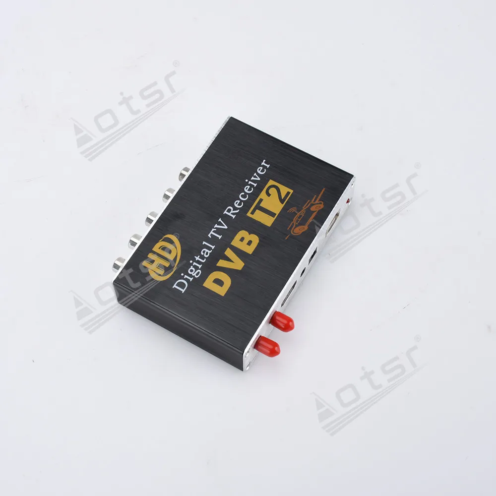 2025 Nuovo DVB-T TV digitale per auto HD MPEG-4 Sintonizzatore Ricevitore Una antenna 140-200 km/h Sintonizzatore a due chip DVB T BOX Standby ultra lungo - immagine 3