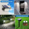 46 LED Solar Landscape Lights Outdoor IP65 Waterproof Solar Light with 3 Modes Solar Garden Spotlight for Yard Lawn Walkway 4