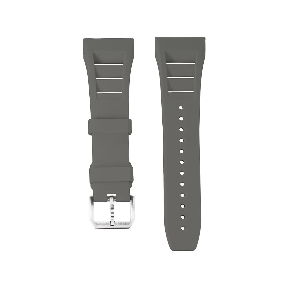 Deluxe Silicone Strap and Stainless Steel Watch Case Kit