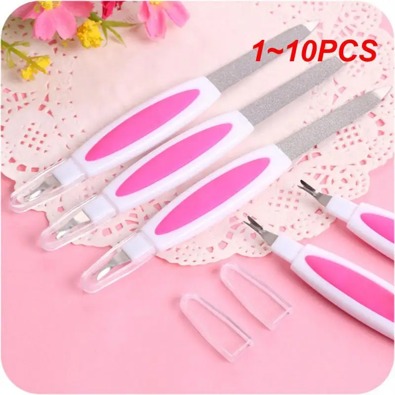 

Professional Nail File Durable Subject Chafe Art Tool Stainless Steel Metal Nail File Nail File Double-end Design