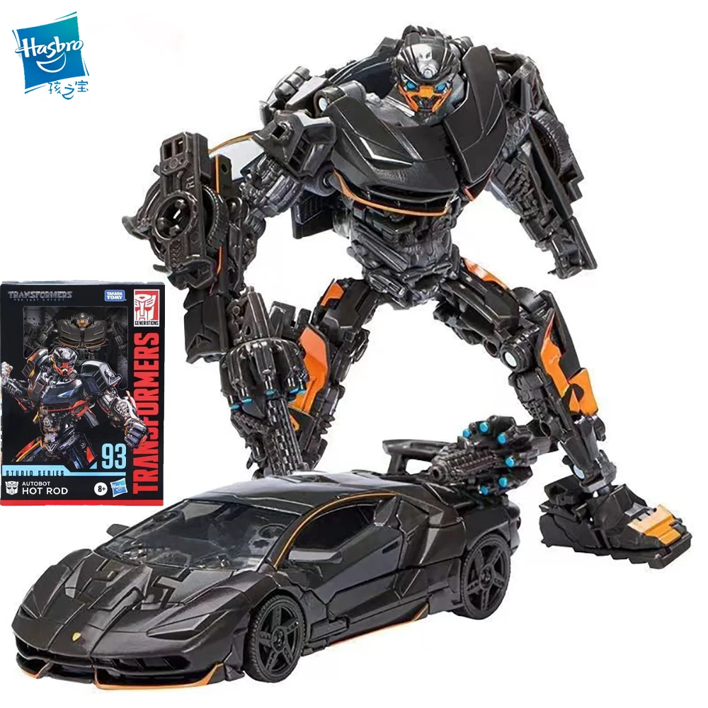 

Hasbro Transformers Studio Series 93 Deluxe Class The Last Knight Autobot Hot Rod 12CM Children's Toy Gifts Collect Toys F3169
