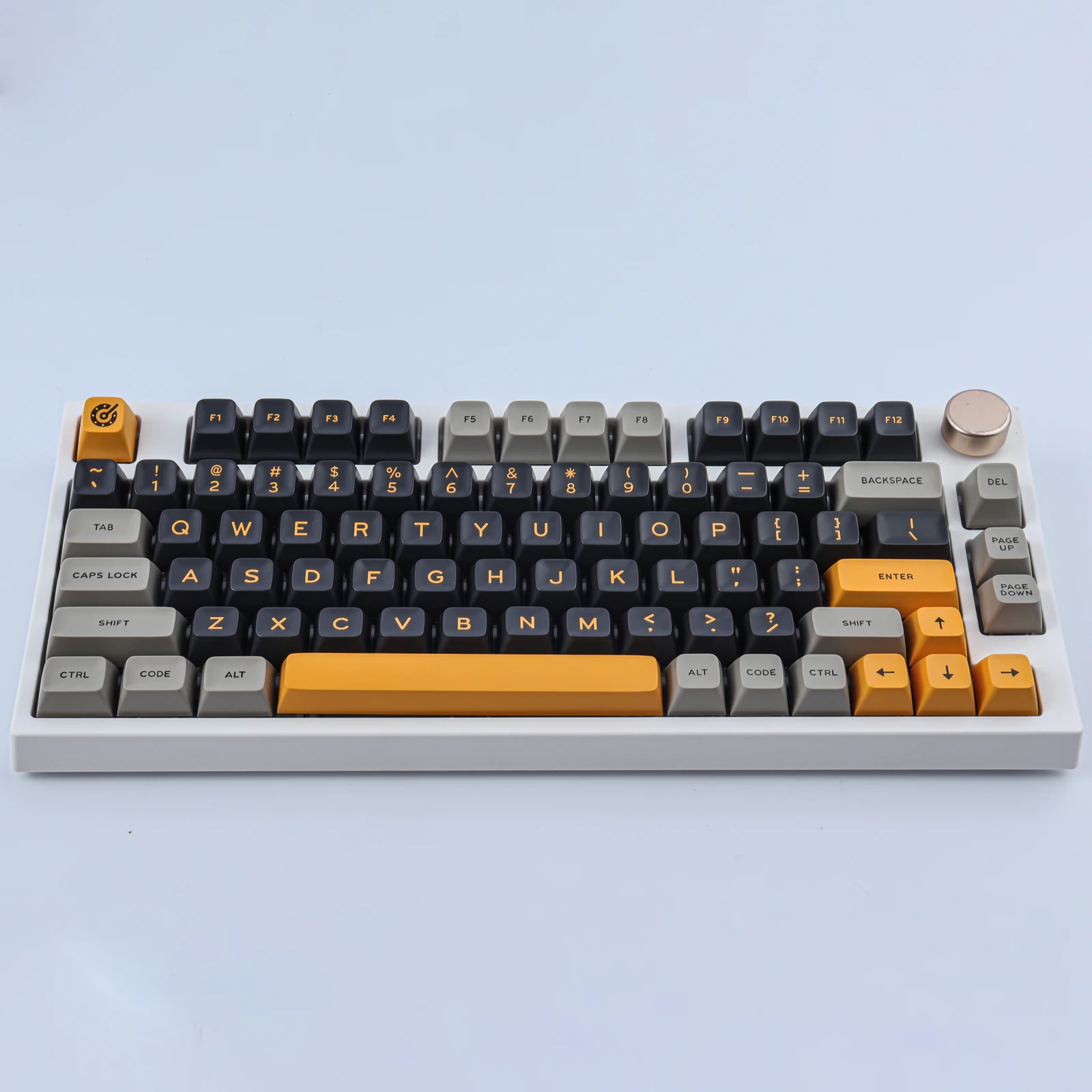 Duplo Tiro Amarelo Tela Abs Keycap 17u Barra de Espaço Iso Entrar Chave SA Perfil Faça Você Mesmo Teclados Mecânicos Gmmk Pro 6.25u 7u