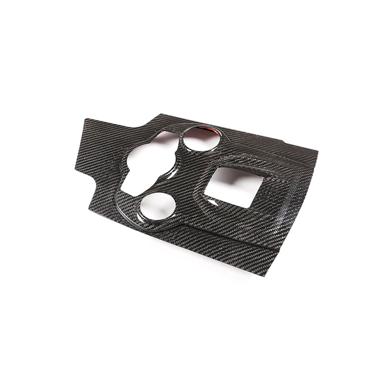 

Для Alfa Romeo Giulia 2017-2019 LHD сухая углеволоконная Центральная панель управления зубчатым механизмом рамка декоративная наклейка автомобильные аксессуары