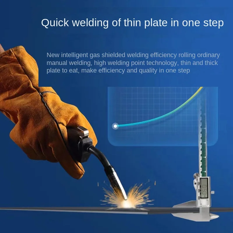 110V gasless second protection welding machine household electric welding machine power portable dual-purpose welding 4