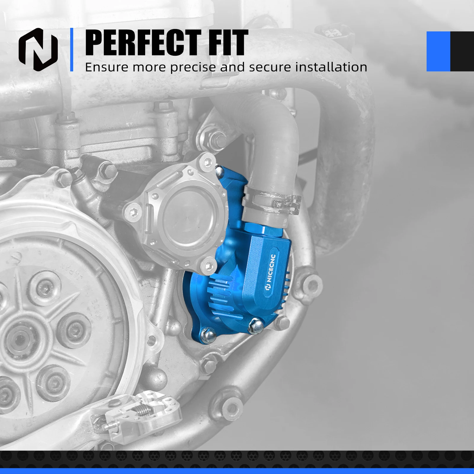 NICECNC Für Suzuki DR-Z 400 400E 400S 400SM DRZ400 DRZ400E DRZ400S DRZ400SM 2000-2024 2023 Motorrad Wasserpumpe Abdeckung Schutz – Detail 10