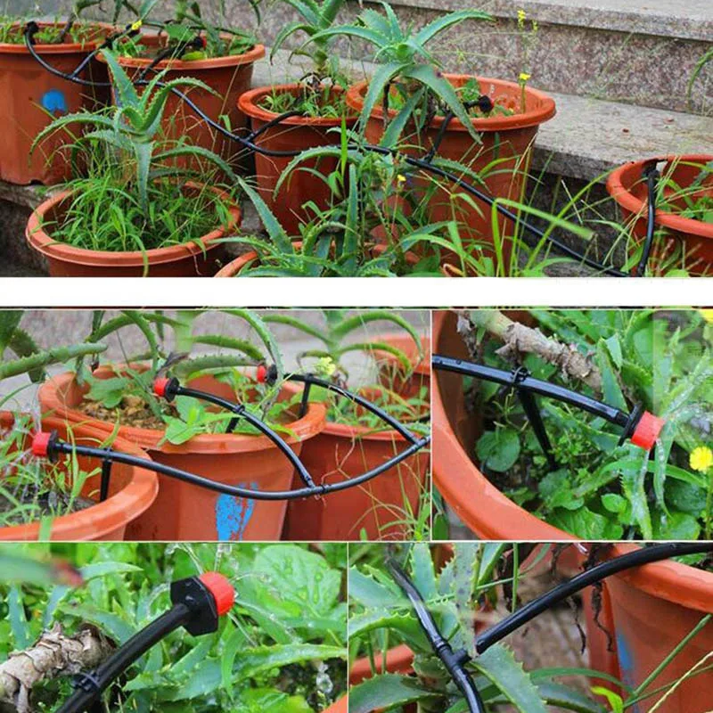 5M-40M Micro Drip Irrigation Set DIY Garden Irrigation Spray Automatic Watering Hose System With Adjustable Dripper C1 5