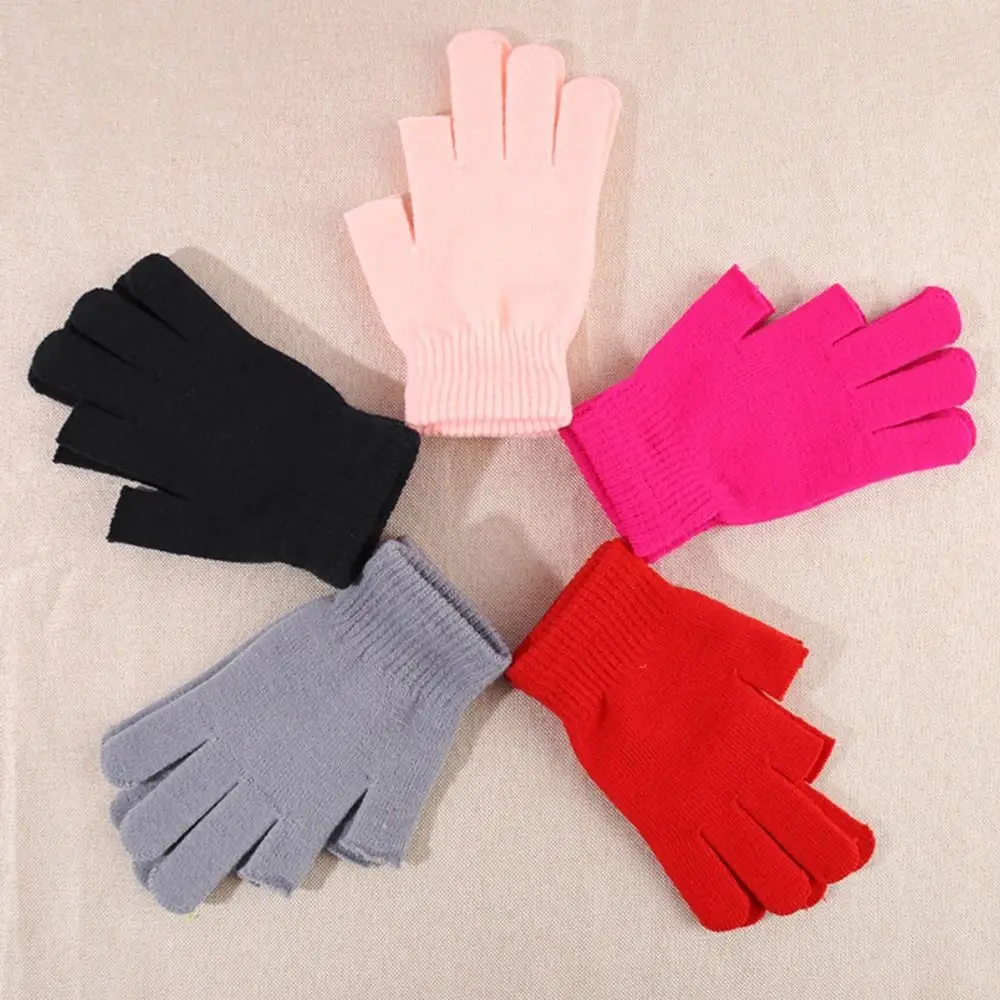 

Riding Driving Gloves Outdoor Sport Autumn Winter Thick Plush Women Gloves Furry Warm Mitts Full Finger Mittens