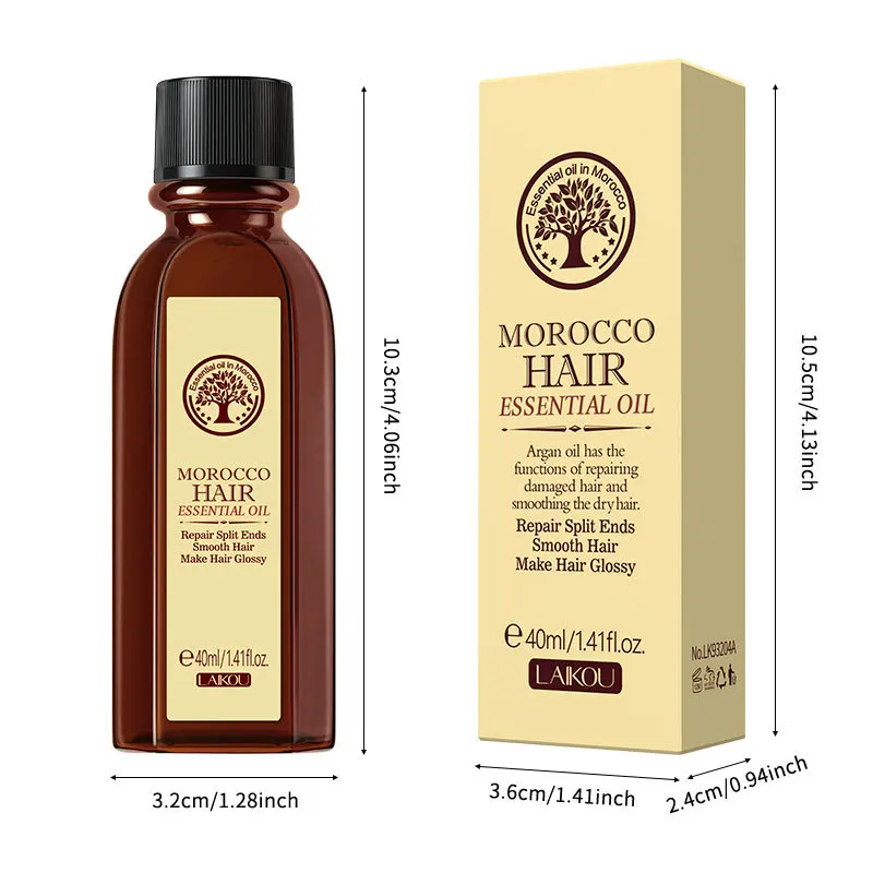 For Moroccan hair care essential oil 40ml to improve frizzy and fragile split ends care