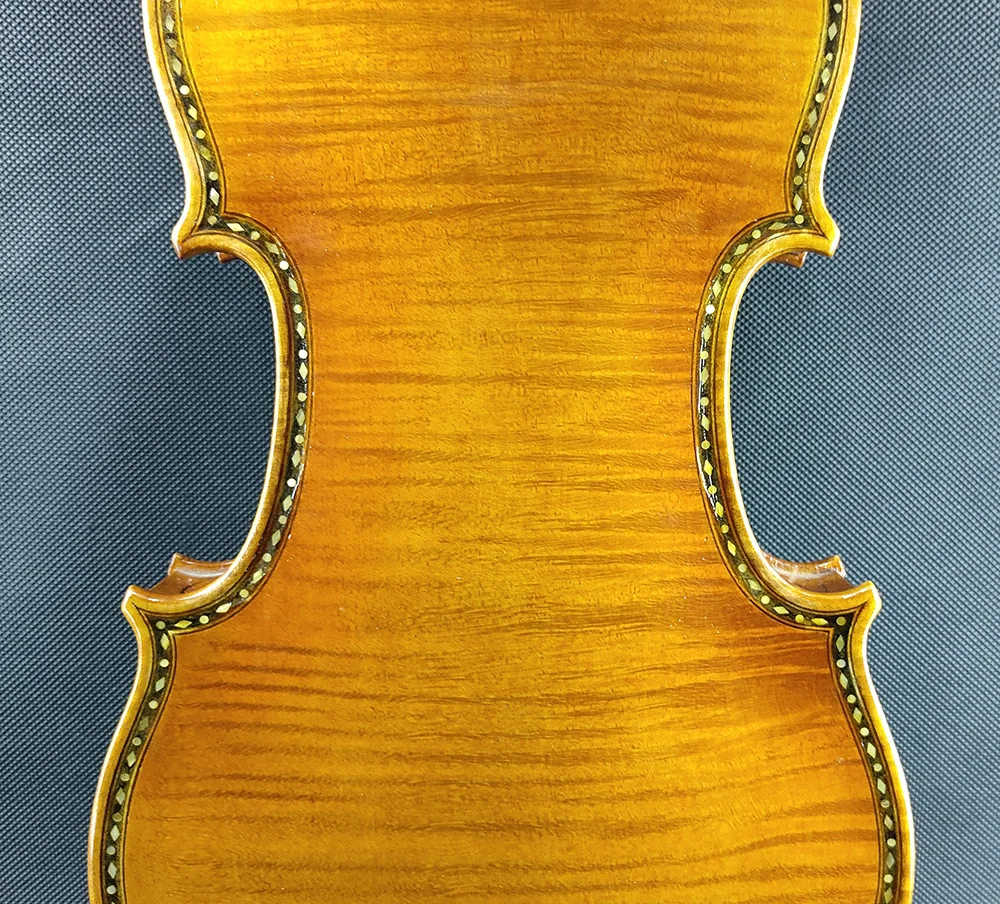 Violin 4/4 Professional Hand Made Bone Inlaid 1 Piece