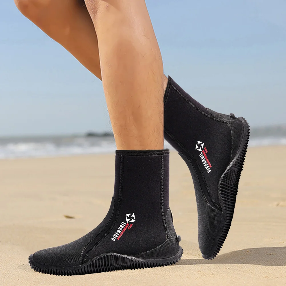 Neoprene Diving Boots Water Boots Lightweight 5mm Surfing Snorkeling Diving Boots for Diving Snorkeling Surfing 2
